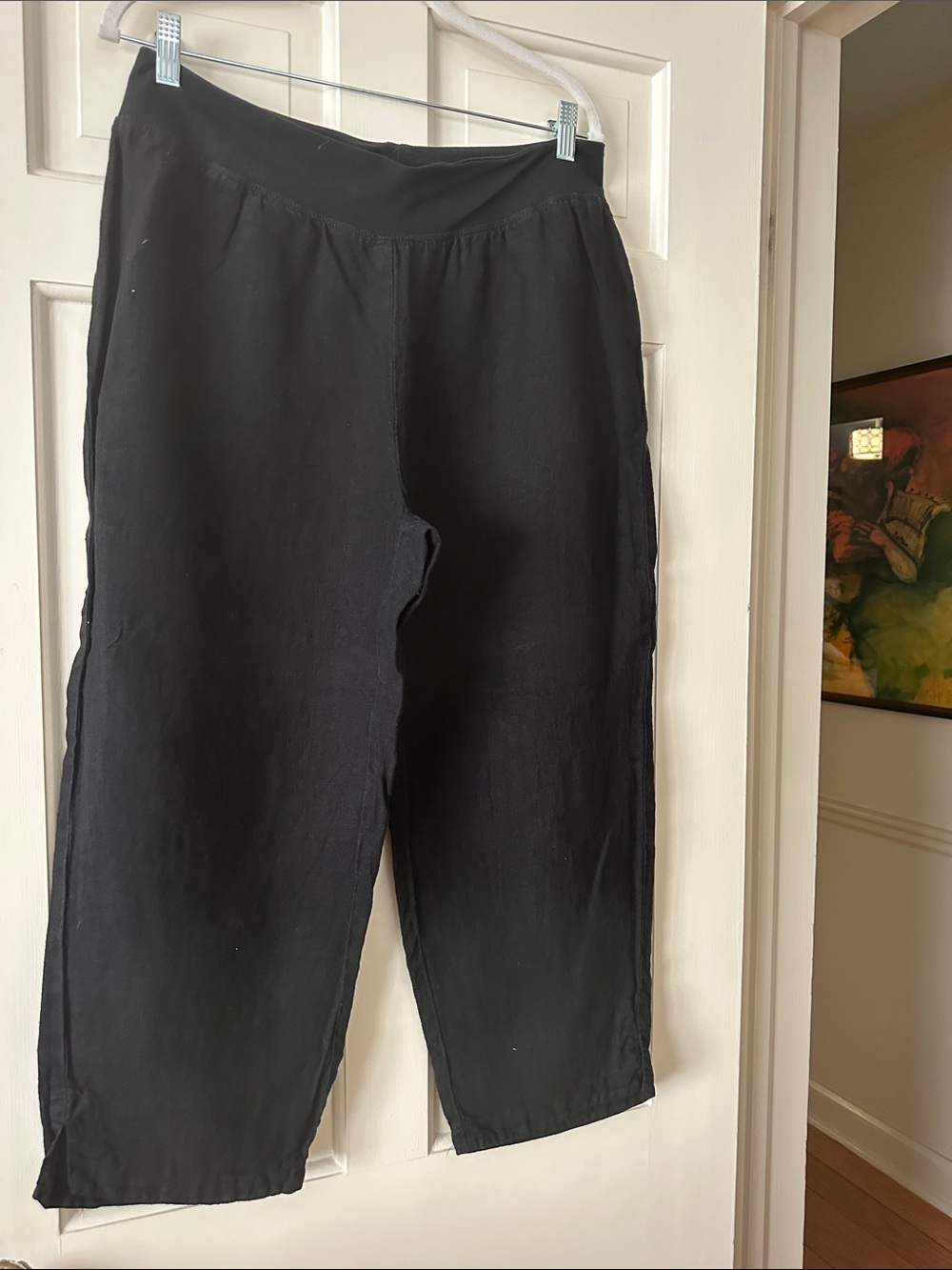 cut loose Wide Leg Black Pants